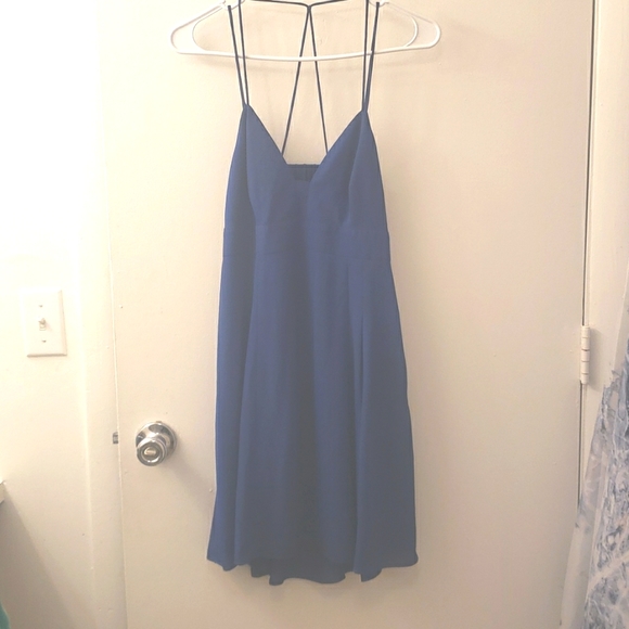 Express, Size 6, Blue- Strappy dress - Picture 1 of 1